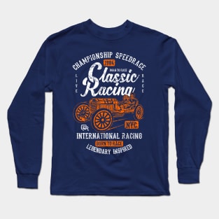 Classic Racing Vintage Design Long Sleeve T-Shirt